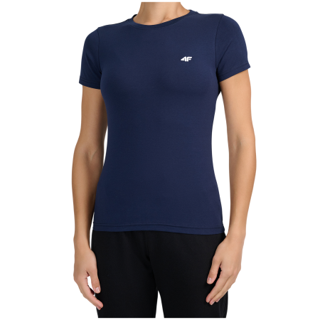 Damen-T-Shirt 4F Tshirt F3306 dunkelblau Navy
