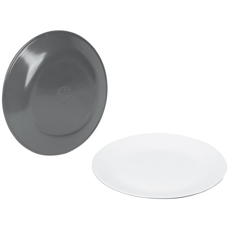 Teller-Set Bo-Camp Dinner plate Two tone - 4Stk grau Grey