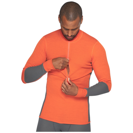 Herren-Funktionsshirt Devold Wool Mesh 190 Zip Neck Man