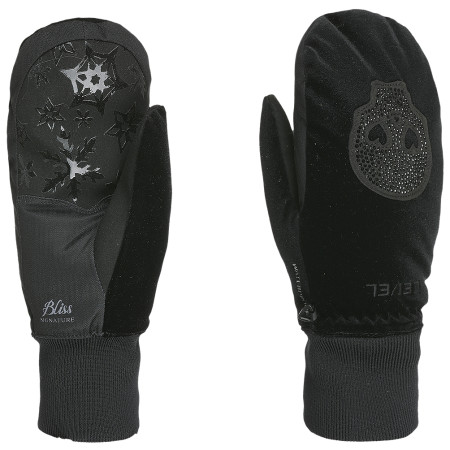 Damenhandschuh Level Coral Mitt schwarz Velvet