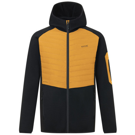 Herren-Hybridjacke Regatta Newhill Hybrid schwarz/gelb WdBrn/Blck