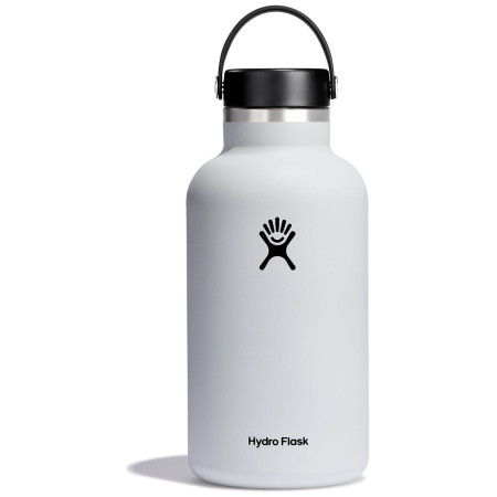 Flasche Hydro Flask Wide Mouth 64 oz schwarz/weiß WHITE