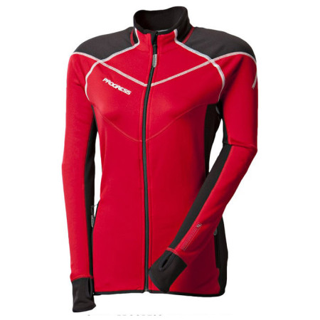 Damen-Sweatshirt Progress Brenta rot/schwarz Red/Black