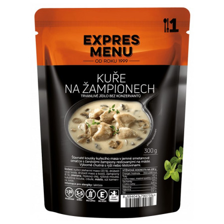Fertigessen Expres menu Huhn mit Pilzen 300 g