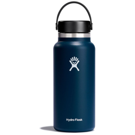 Thermoflasche Hydro Flask Wide Mouth 32 oz blau/weiß indigo