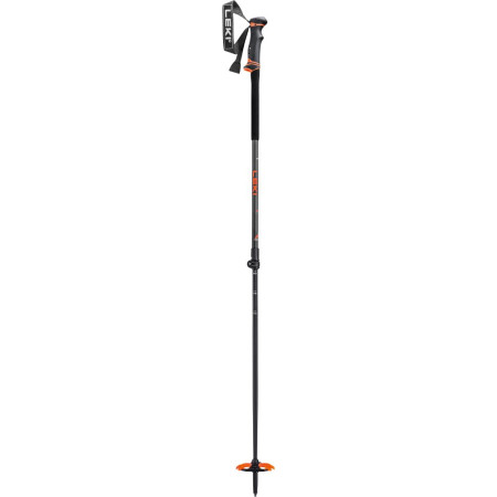 Damen Trekkingstöcke Leki Helicon Lite schwarz/grau dark anthracite-neonorange-black