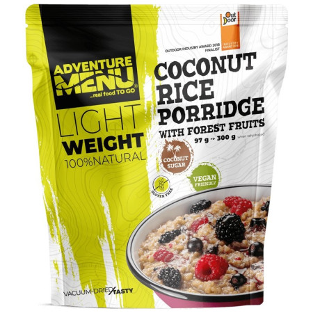 Trekkingnahrung Adventure Menu Reis-Kokos-Porridge mit Waldfrüchten (VEGAN)