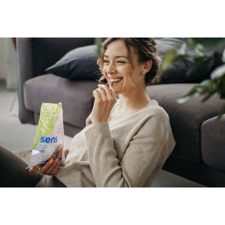 Chips Sens mit Grillenprotein - Knoblauch und Kräutern (80g)