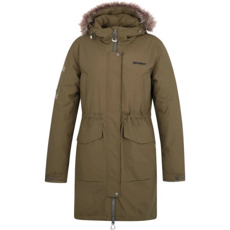 Damen-Wintermantel Husky Nelidas L grün dk. khaki