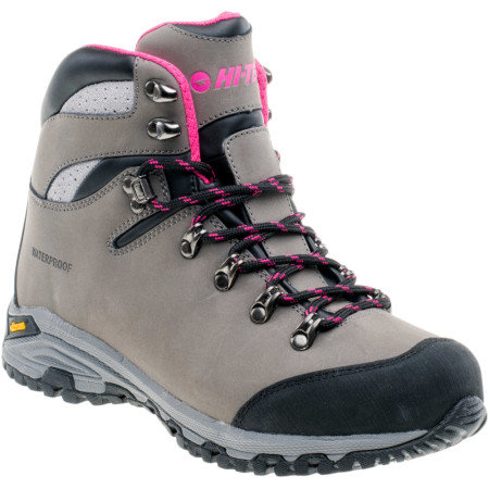 Damenschuhe Hi-Tec Sajama Mid WP Wo´S grau Gray/LightFuchsia/Black
