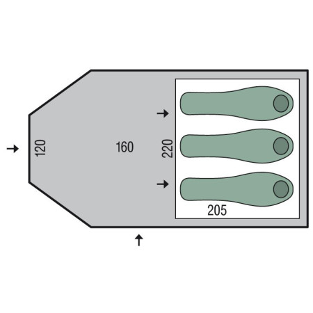 Zelt Pinguin Horizon