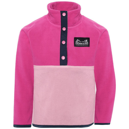 Kinder-Sweatshirt Didriksons Monte Kids Half Bu 6 Cactus Pink rosa Cactus Pink