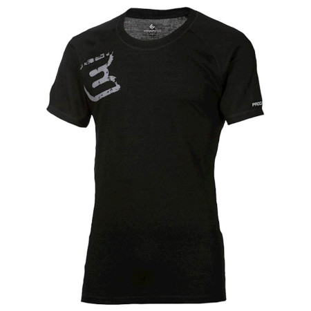 Herren-Funktionsshirt Progress Progress NKR Print "E" potisk schwarz Black