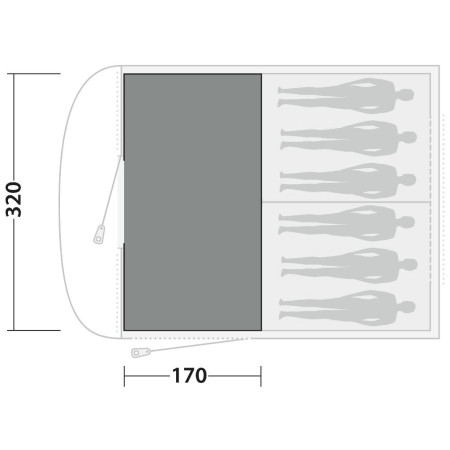 Zeltteppich Easy Camp Carpet Edendale 600