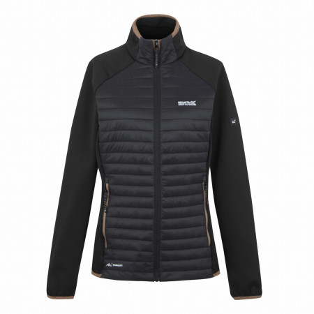 Damenjacke Regatta Women’s Clumber Hybrid schwarz Black(Mocha)