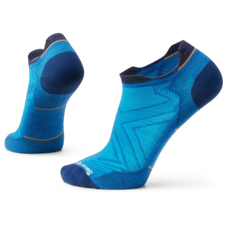 Socken Smartwool Run Zero Cushion Low Ankle blau laguna blue