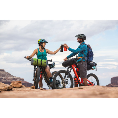 Edelstahlflasche Klean Kanteen Wide w/Wide Loop Cap - brushed stainless 800 ml