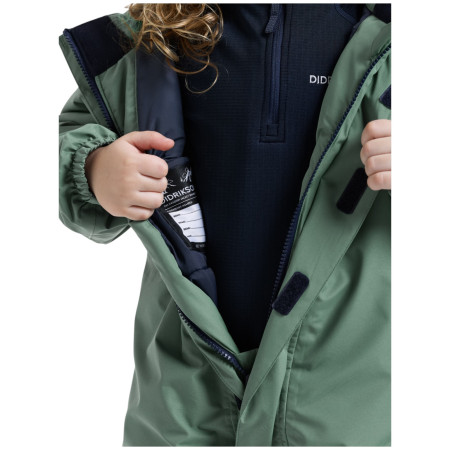 Kinder-Skianzug Didriksons Talvi Kids Cover 2 Dark Moss