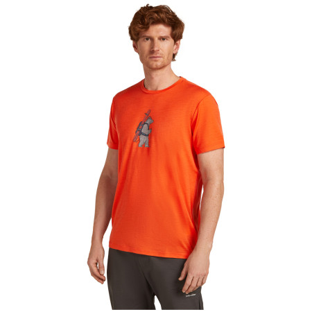 Herren T-Shirt Icebreaker Men Merino 150 Tech Lite Bear Tour