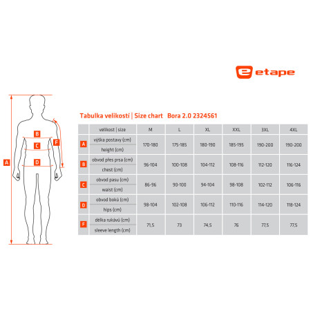 Herren Fahrradjacke Etape Bora 2.0