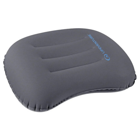 Reisekissen LifeVenture Inflatable Pillow grau