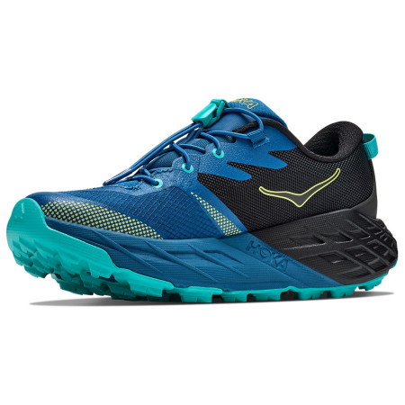 Kinderschuhe Hoka Speedgoat 7 Big Kids Black/Night Glow Blue