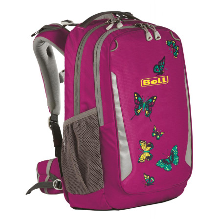 Schulranzen Boll School Mate 20 Butterflies rosa Boysenberry