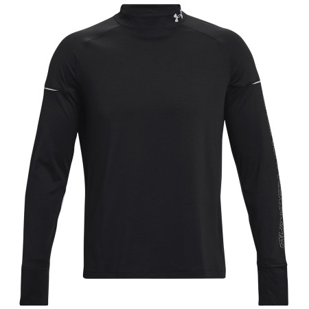 Herren-T-Shirt Under Armour OUTRUN THE COLD LS schwarz Black/Reflective/Reflective