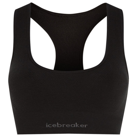 Büstenhalter Icebreaker Women Merino Blend 260 ZoneKnit™ Seamless Bra schwarz Black