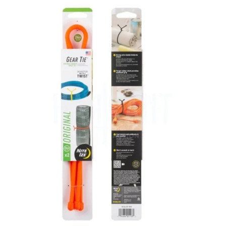 Bindedraht Nite Ize Gear Tie 24" orange Oranžová