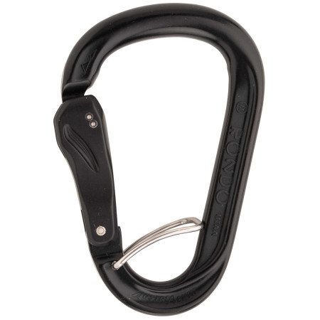 Karabiner AustriAlpin Rondo HMS Slide AL Selfie Hard Coat schwarz black