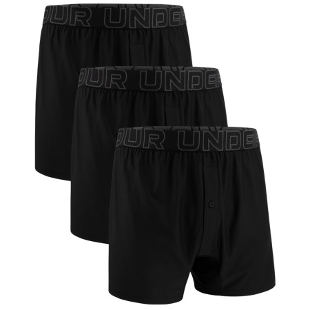 Herren-Boxershorts Under Armour Lounge Tech Mesh Boxer - 6 schwarz black