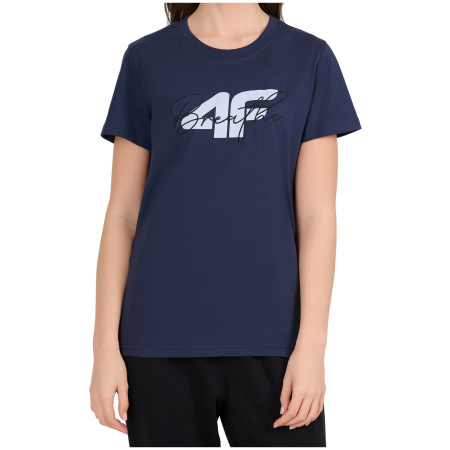 Damen-T-Shirt 4F Tshirt F3488 dunkelblau Navy