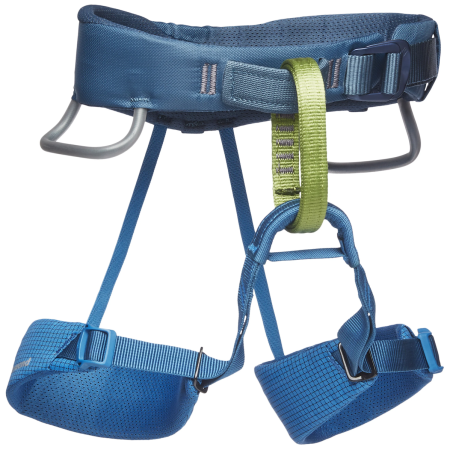Kinder Klettergurt Black Diamond K Momentum Harness blau Kingfisher