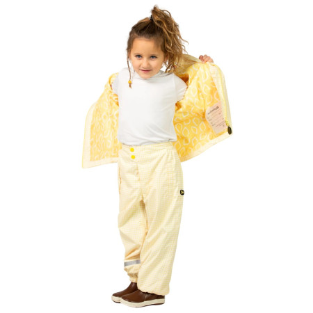 Wasserdichte Kinderjacke DucKsday Rain Jacket Lemonade