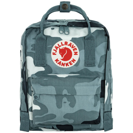 Urban-Rucksack Fjällräven Kånken Graphics Mini blau Nimbus Blue-Hidden Animals