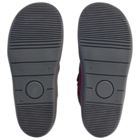 Kinder-Barfußschuhe beBare 3555TY Bordeaux