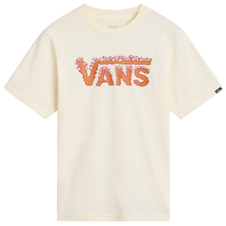 Kinder-T-Shirt Vans KampFyre SS Crew Tee-B weiß antique white