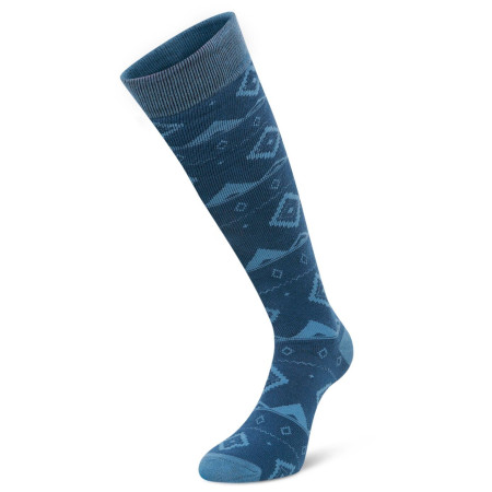 Herren Kniestrümpfe Dare 2b Mens Printed Ski Socks II blau MnltDmFairPn