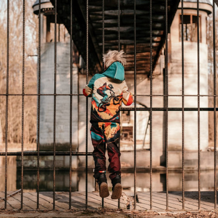 Kinder-Softshell-Jacke WAMU Mountain Bike