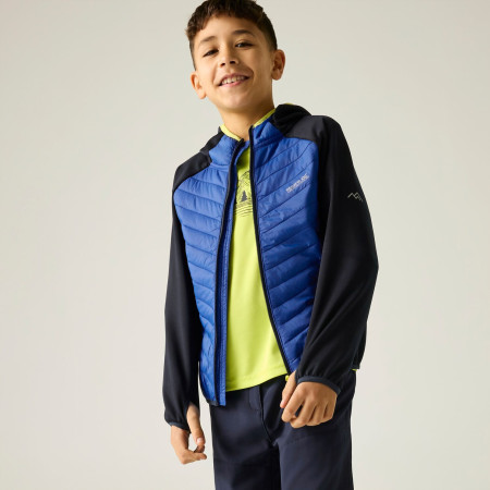 Kinderjacke Regatta Junior Andreson Hybrid Nvy/OlympBlu