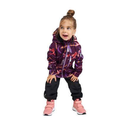 Kinder-Softshell-Jacke Reima Vantti Deep Purple