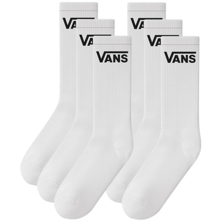 Socken Vans Classic Crew 6ps weiß White