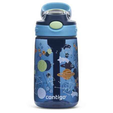 Kindertrinkflasche Contigo Easy Clean 420ml blau bleueberry cosmos