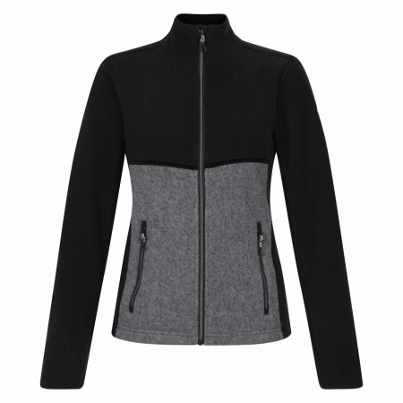 Damen-Sweatshirt Dare 2b Thriving Sweater schwarz/grau Blk/ChrGryMl