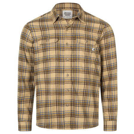 Herrenhemd Marmot Bayview Midweight Flannel LS braun Shetland