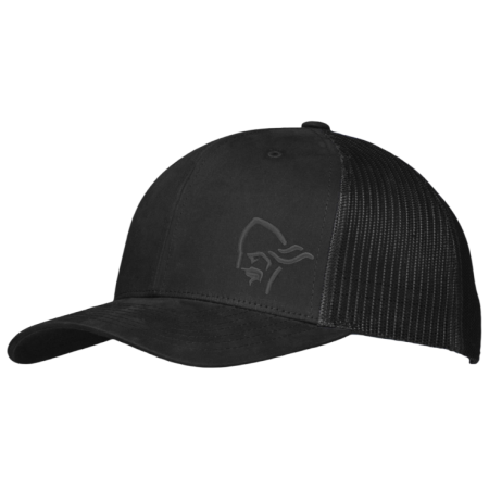 Baseballmütze Norrona /29 snap back trucker mesh Cap schwarz Caviar Black
