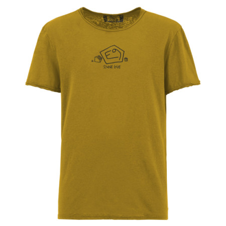 Herren-T-Shirt E9 Stonelove gelb Grape