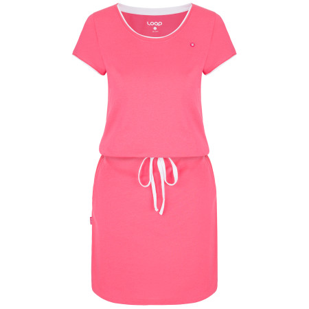 Damenkleid Loap Besie rosa CmRose/White