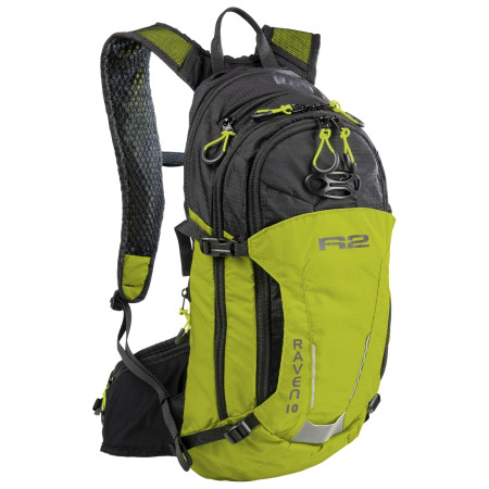 Fahrradrucksack R2 Raven grün/schwarz lime green/black
